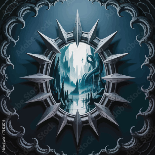 Star of David symbol vector illustration with abstract background stars design art