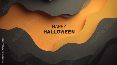 Happy Halloween elegant subtitle, background