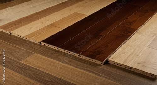 Discover stunning flooring options showcasing diverse wood tones and textures, perfect for inspiring modern home renovation projects and interior design ideas.