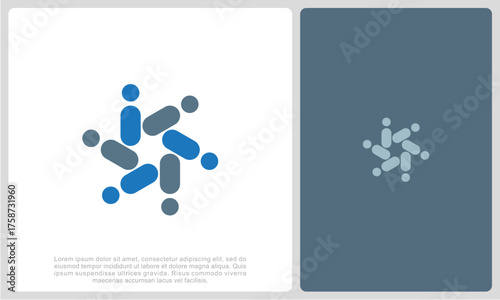 Human resources concept, target market and audience, focus group, public relations, vector icon - Vector