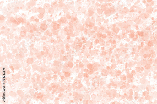 Abstract pink watercolor background with splatters isolated on transparent background