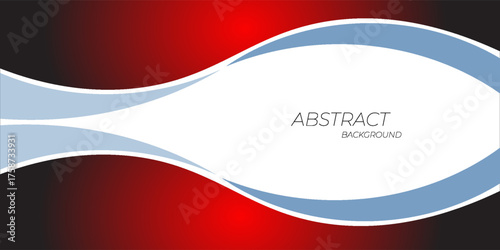 red background vector blue line dimension 3d graphic message board for text and message design frame line shadow for modern web design