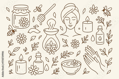 Honey Spa and Aromatherapy — Linear Wellness and Beauty Icons