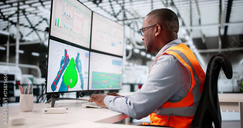 Mechanical Engineer Uses CAD Software To Design Product