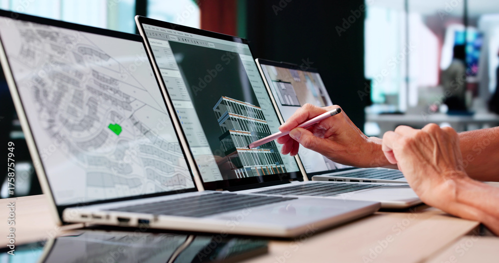 © Andrey Popov - Building 3D Design Concept Using Digital Technology © Andrey Popov - Building 3D Design Concept Using Digital Technology