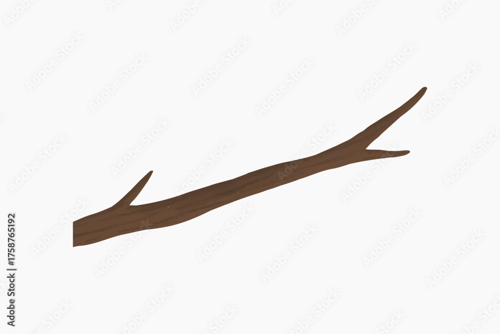 Obraz premium Tree branch, nature collage element vector