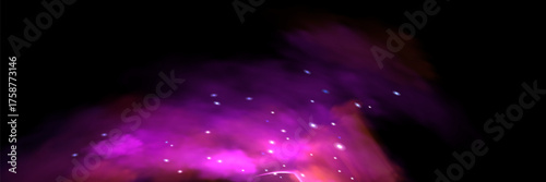Dark red background with glowing fire particles and floating dust in abstract smoke ambiance. Eps 10