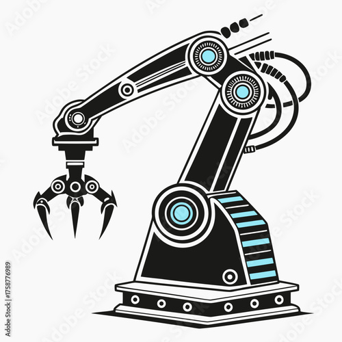 Industrial robot arm for manufacturing process