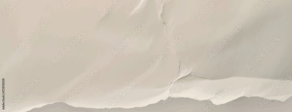 Obraz premium Beige background with a torn paper texture. The background features soft beige tones, creating a layered, textured appearance. Paper texture background vector. Beige background.
