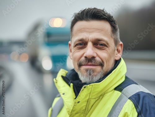 Man in high-visibility jack...