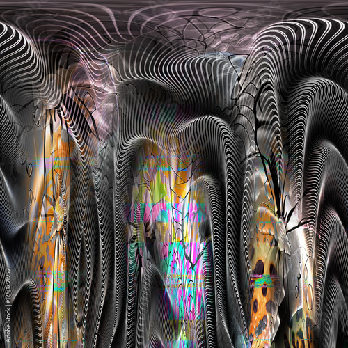 Colorful fashion print leopard designs.Fabric fashion pattern.Wave textile print design,illustration.Fractal colorful pattern.Print pattern illustration.New season fabric print.Textile fashion pattern