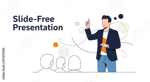 A Dynamic Presentation Depicting an Engaging Lecturer Delivering Insightful Information