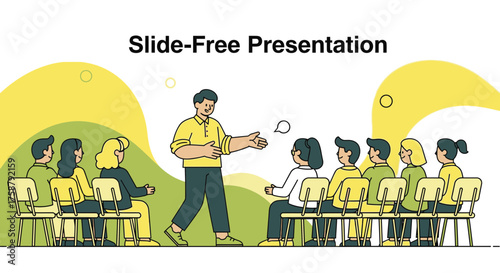 A Dynamic Presentation Depicting Public Speaking and Audience Engagement