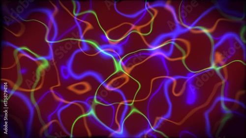 Neon lines animation neon lines abstract looping background animation neon lines abstract animation with alpha channel.