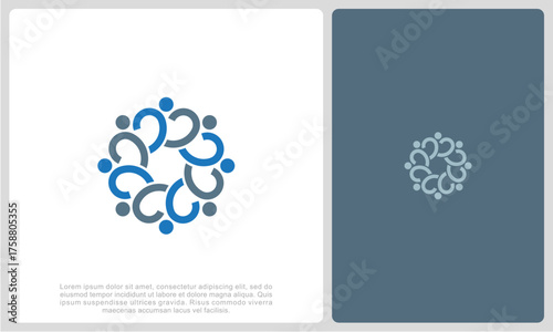 Human resources concept, target market and audience, focus group, public relations, vector icon - Vector