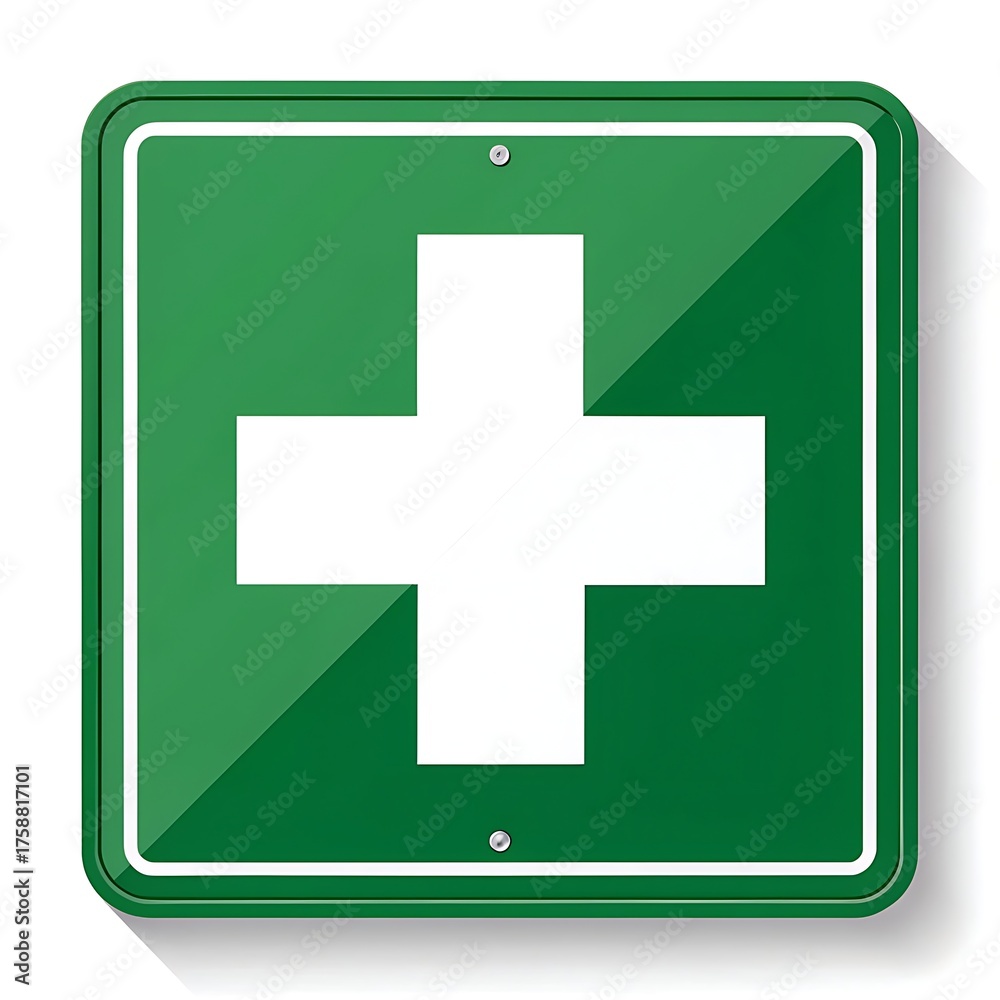 Obraz premium First Aid Cross Symbol