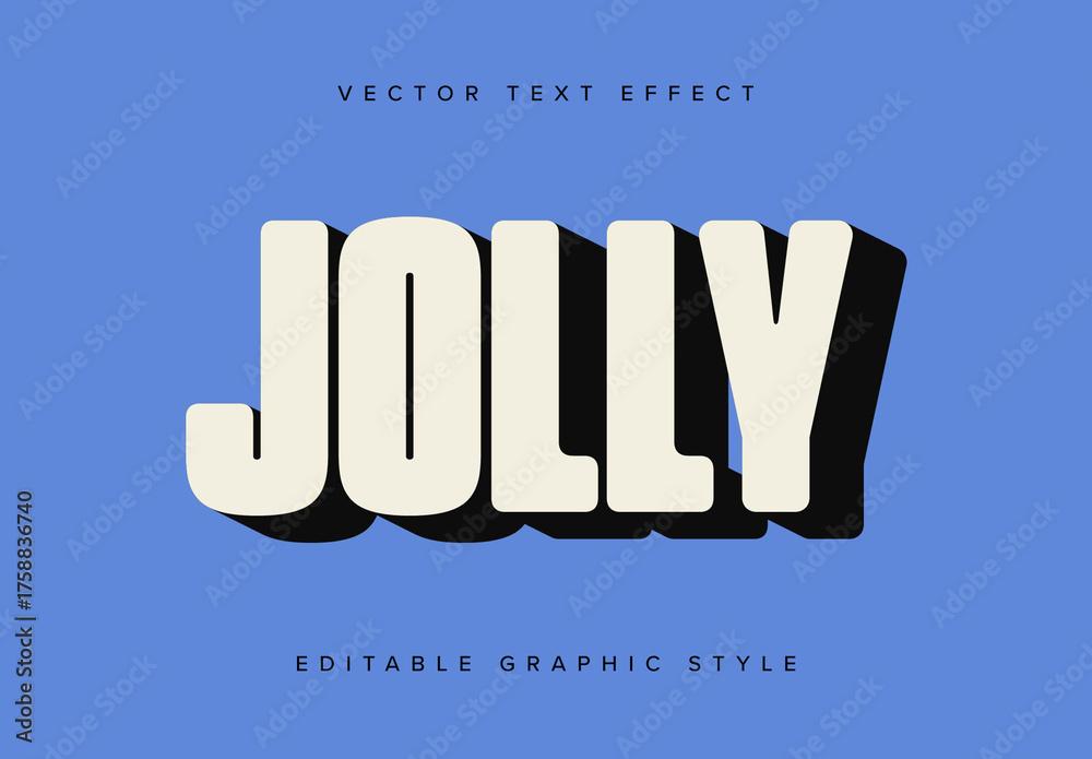 Bold Text Effect Mockup Stock Template | Adobe Stock
