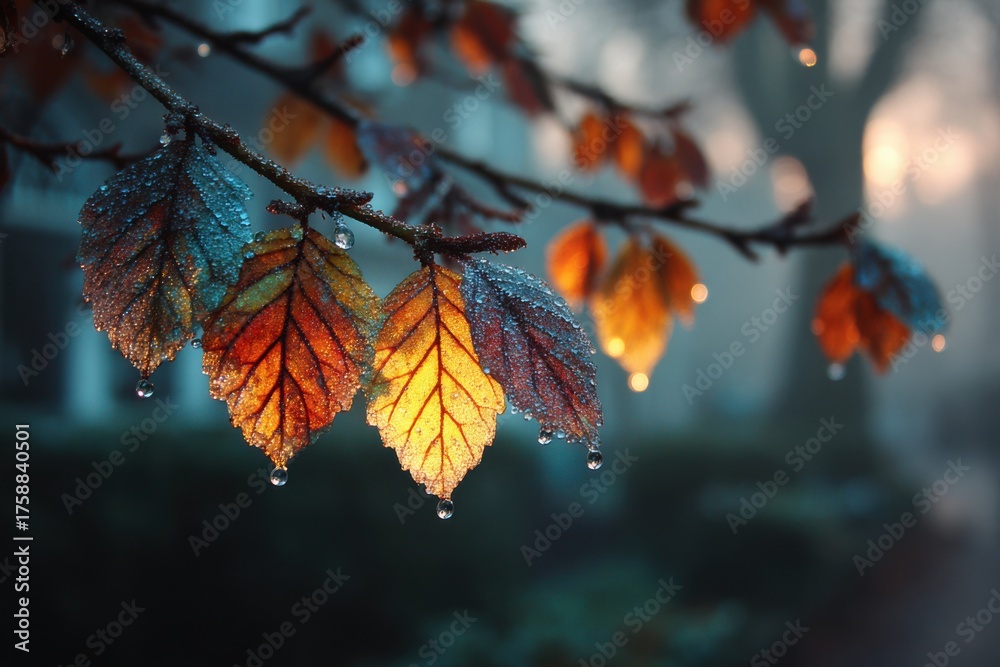 Obraz premium Subtle Change of Light and Color From Fall to Winter