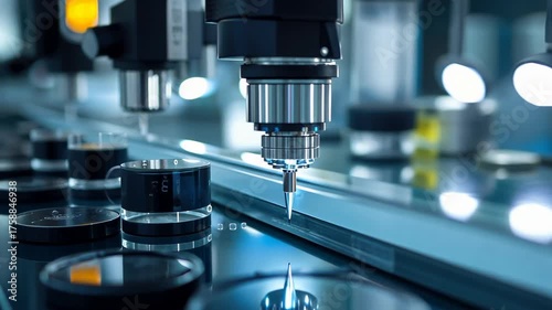 High-precision automated manufacturing process in action