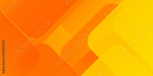 Abstract orange and yellow geometric background. Dynamic shapes composition. Cool background design for posters, banner, web, bussines.