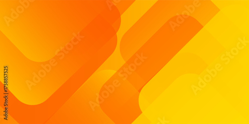 Abstract orange and yellow geometric background. Dynamic shapes composition. Cool background design for posters, banner, web, bussines.