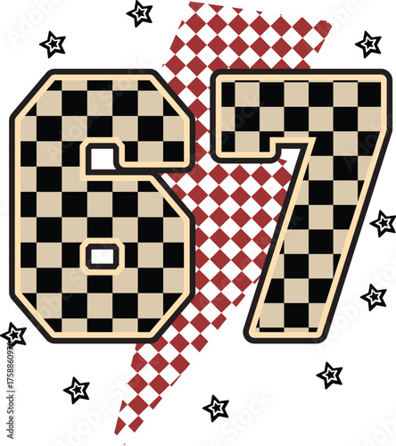 Christmas 6 7 Svg, Cut File