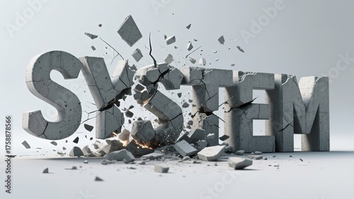 Abstract design of the word 