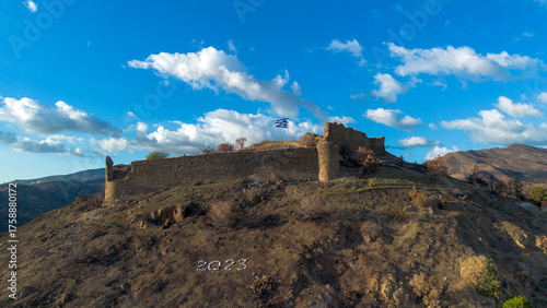 Volissos village at north C...