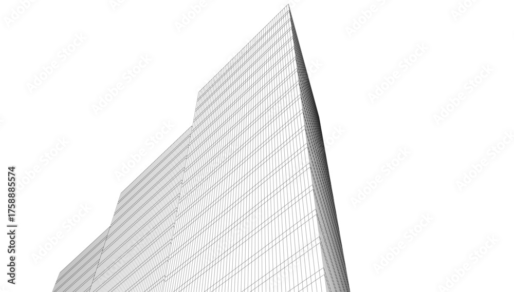 Fototapeta premium Abstract architectural background vector illustration
