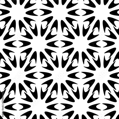 Abstract burdock pattern. Repeating flower. Background, wallpaper, wrapping, textile, print