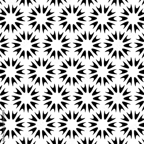 Abstract burdock pattern. Repeating flower. Background, wallpaper, wrapping, textile, print