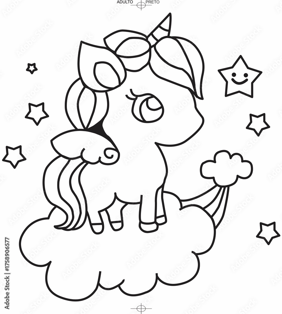 Fototapeta premium Unicorn T-shirt