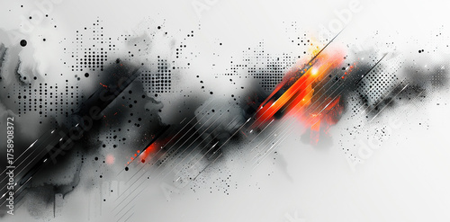 Textural representation of various geometric colors shapes  ,Generated by AI