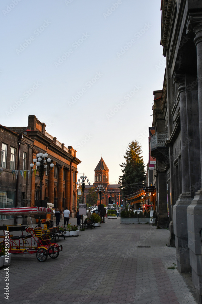 Fototapeta premium Holy Saviour`s Church in Gyumri City - Shirak, Armenia.