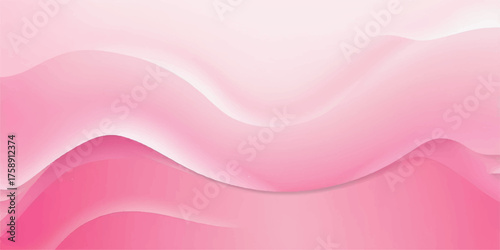 Flowing pink silk and satin textures create a soft, abstract background with a subtle wave pattern