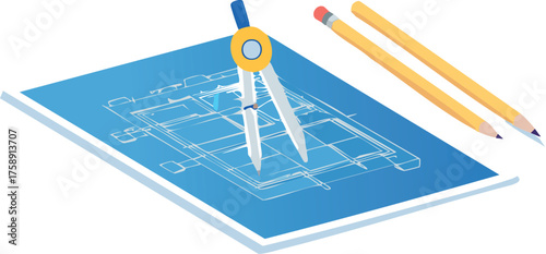 business, plan, map, drawing, gps