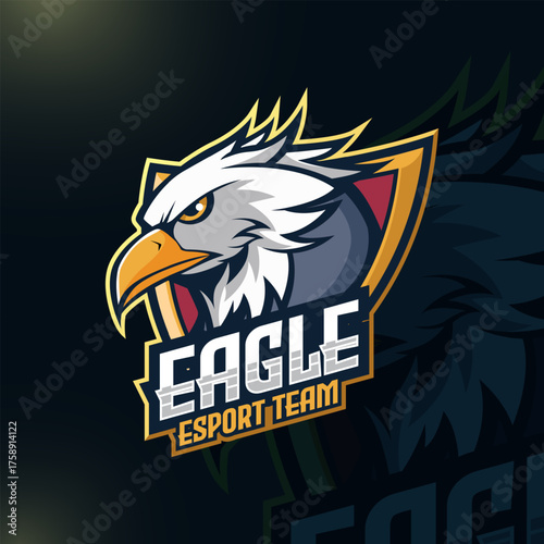 Eagle Esport Team Mascot Logo Design