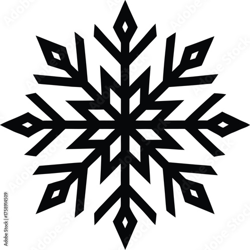 Abstract geometric pattern composed of interlocking shapes and lines isolated on transparent background