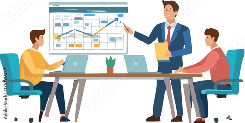 business, office, woman, vector, work