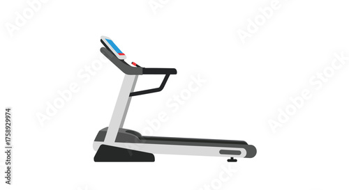 Modern Electric Treadmill for Indoor Fitness and Cardio Exercise.