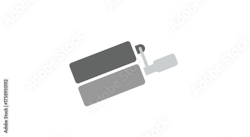 Security Camera Icon: Surveillance System CCTV Monitoring Protection Safety and Security.