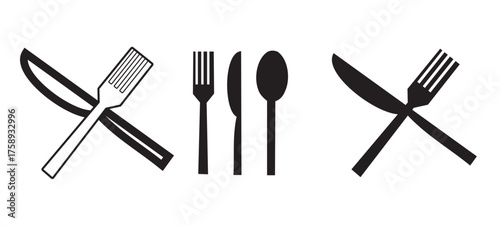 spoon with butter nife.EPS