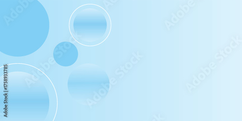 Abstract geometric background gradient soft light blue bokeh for Graphic Business background hitech technology digital design illustration, Vector