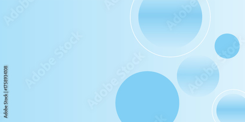 Abstract geometric background gradient soft light blue bokeh for Graphic Business background hitech technology digital design illustration, Vector eps10