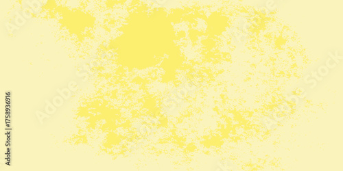 Abstract vintage yellow floral watercolor texture background with aged parchment pattern