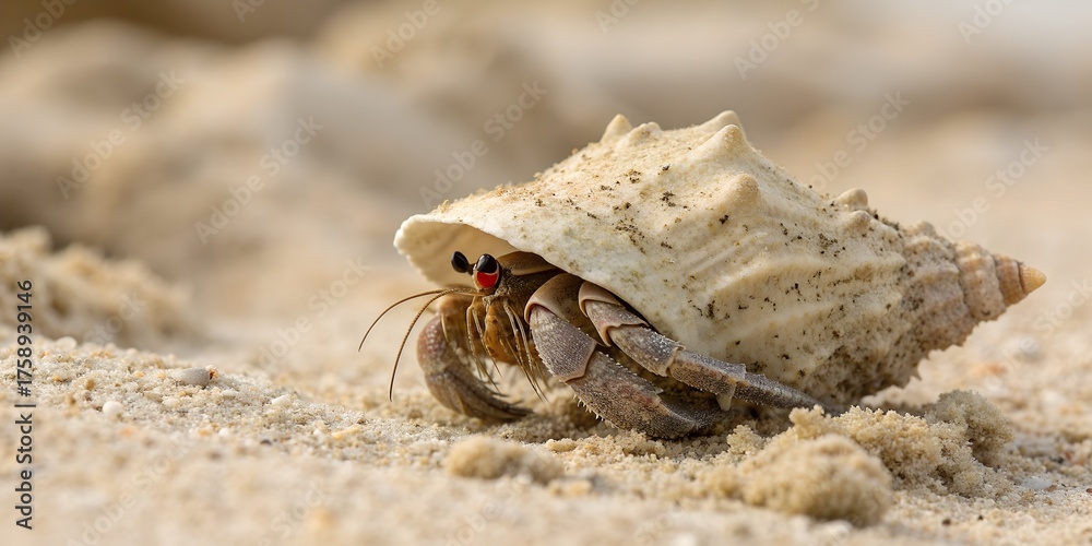 Fototapeta premium crab on the beach