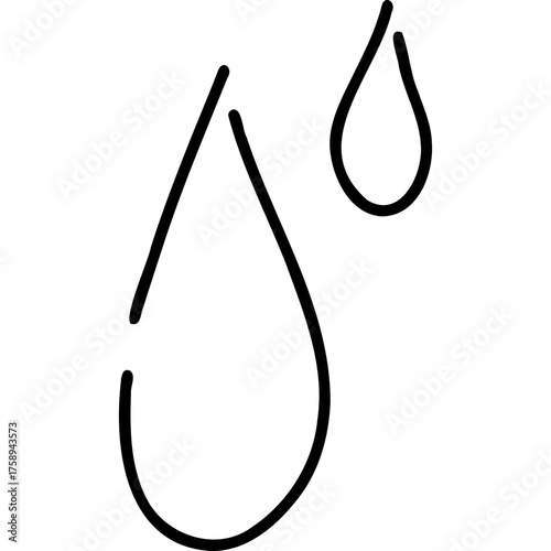 Water Droplet Icon, a Liqui...