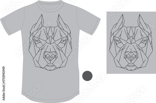 Rock'n'Roll Dog T-Shirt Art