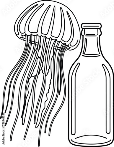Animal Set illustrations for Coloring Pages kids & adults. Printable wildlife Out line and line art.