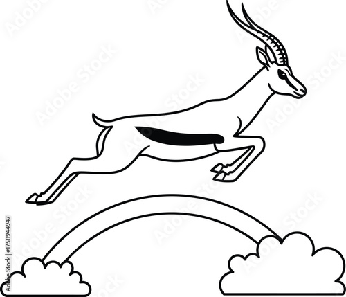 Animal Set illustrations for Coloring Pages kids & adults. Printable wildlife Out line and line art.